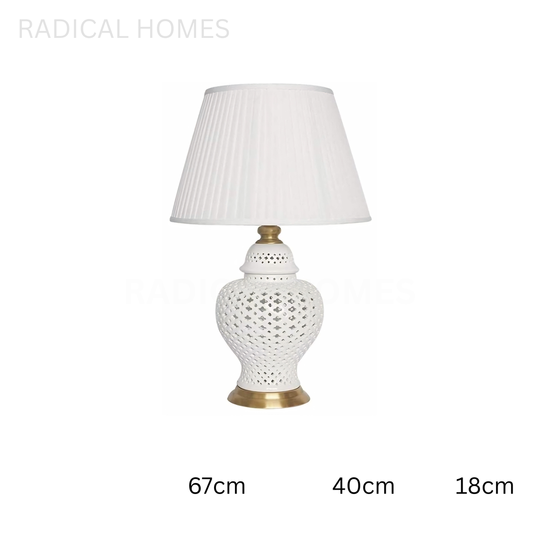 ACON Roman Ceramic Table Lamp - Radical Homes Singapore