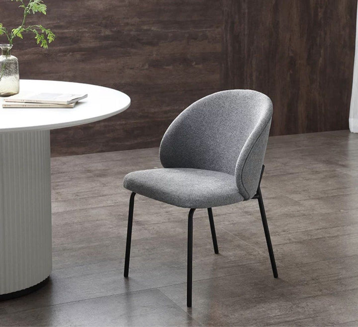 BURRY Modern Fabric Dining Chair