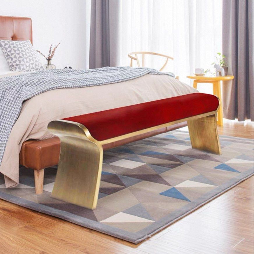 DREA Modern Fabric Bench