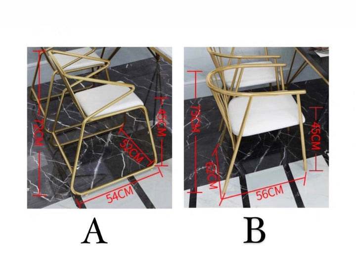 FALZON Modern Marble Dining Table & Chairs