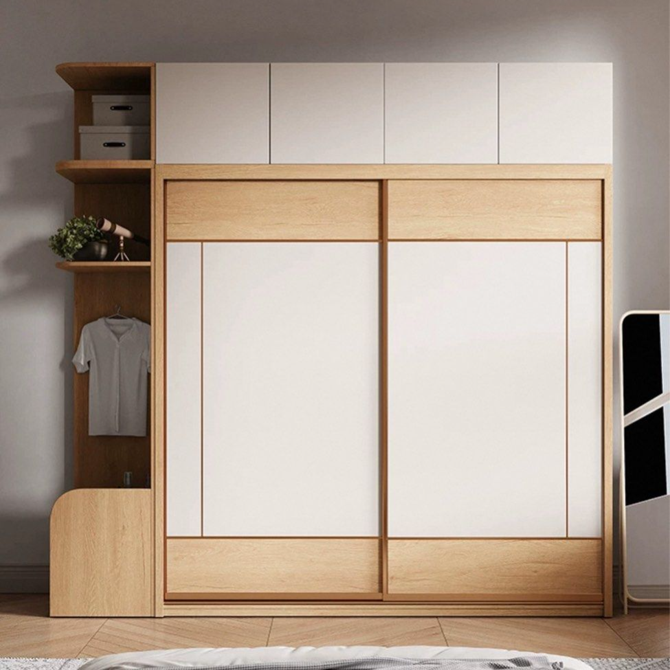 GORO Japandi Solid Wood Wardrobe