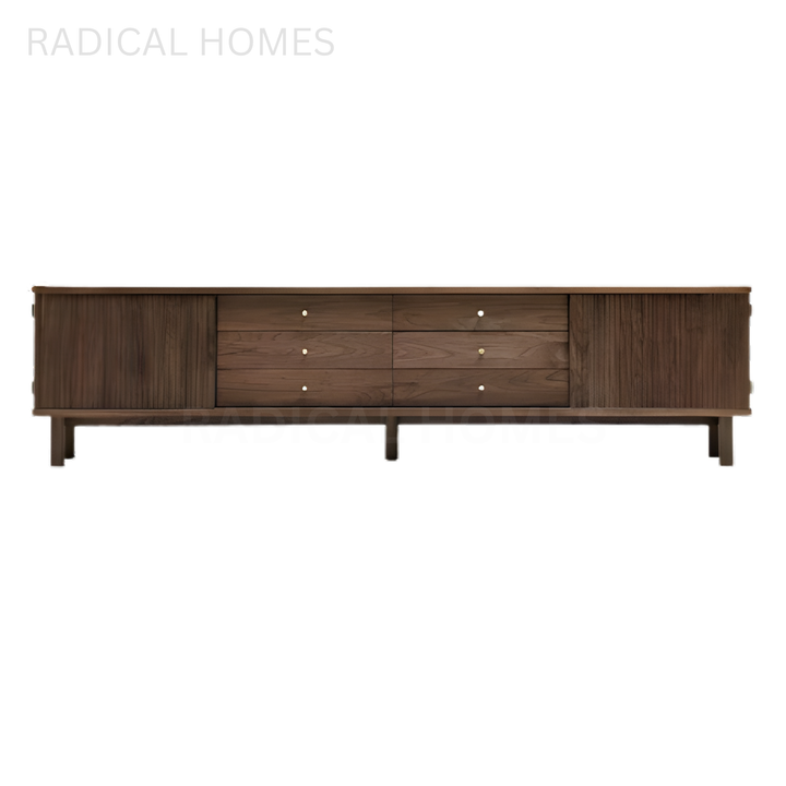 DRIGO Modern Solid Wood TV Console - Radical Homes Singapore