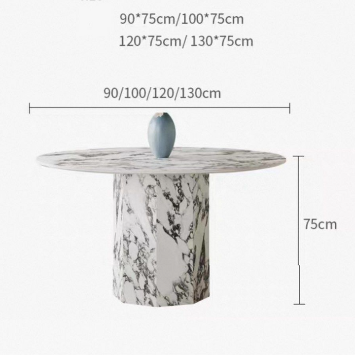 VILDA Modern Marble Dining Table