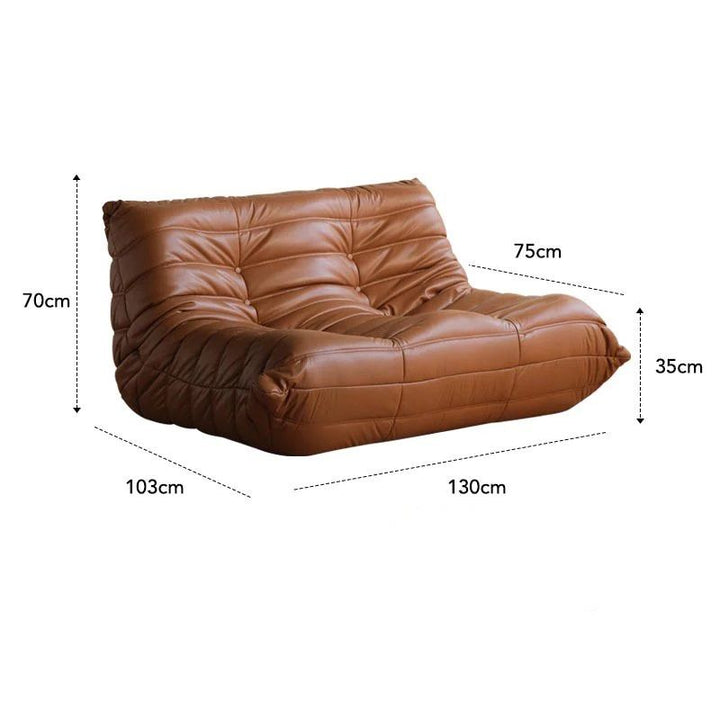 SAVARO Designer Leather Sofa