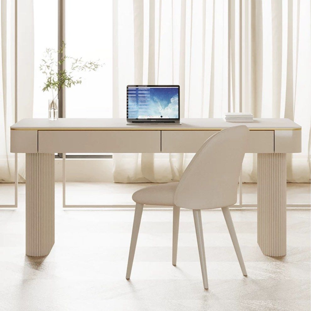 DOROTHEA Modern Sintered Stone Study Table – Radical Homes