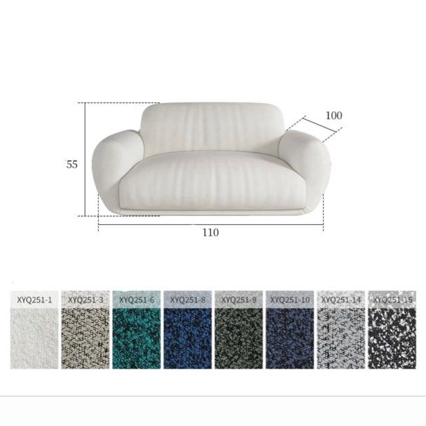 LUXARA Legless Modern Sofa