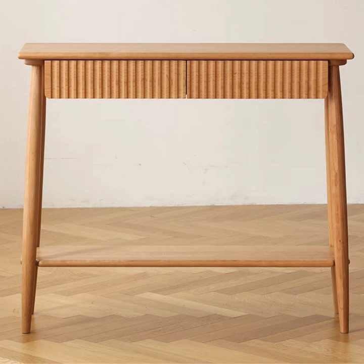 FAY Japandi Solid Wood Console Table