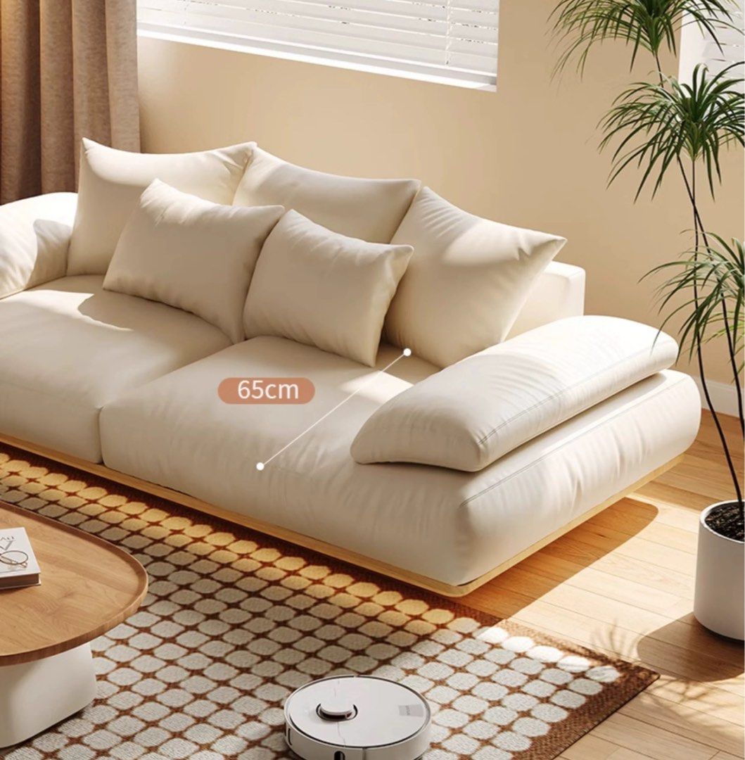 SERRA Modern LED Leather Sofa