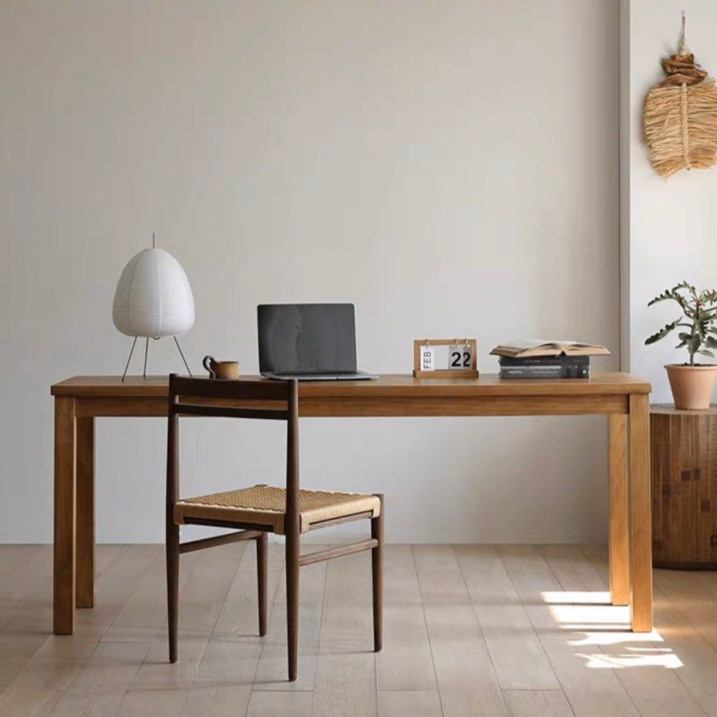 EUGEN Japandi Solid Wood Study Table
