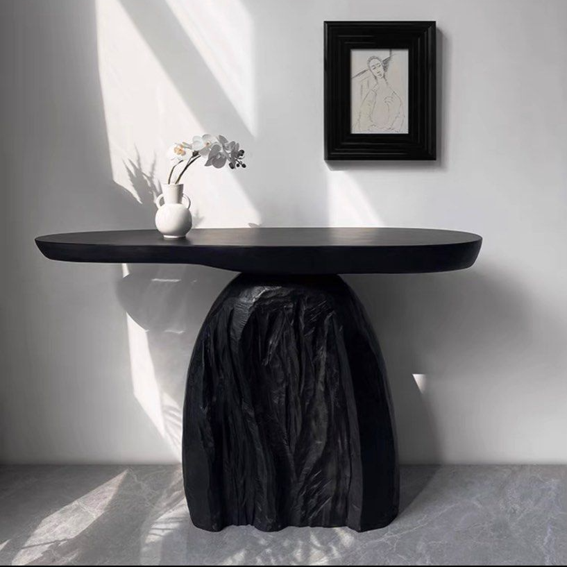 ISSAC Modern Solid Wood Console Table