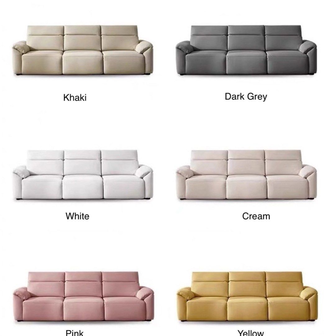 LERISCA Modern Electric Motorised Leather Sofa