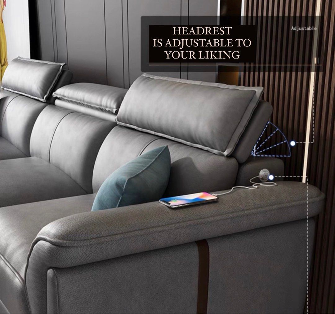 ELVARA Modern Fabric Sofa