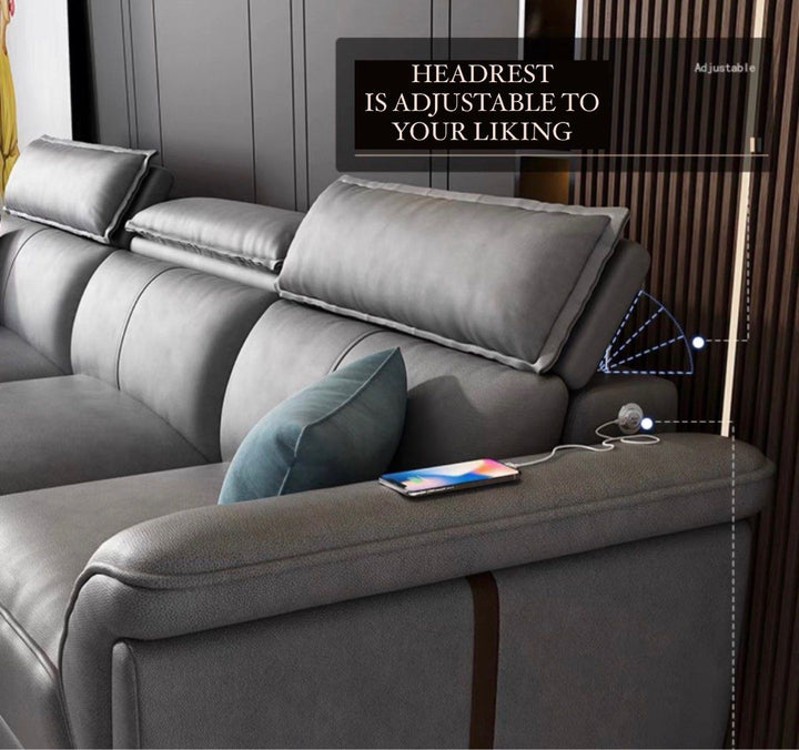 ELVARA Modern Fabric Sofa