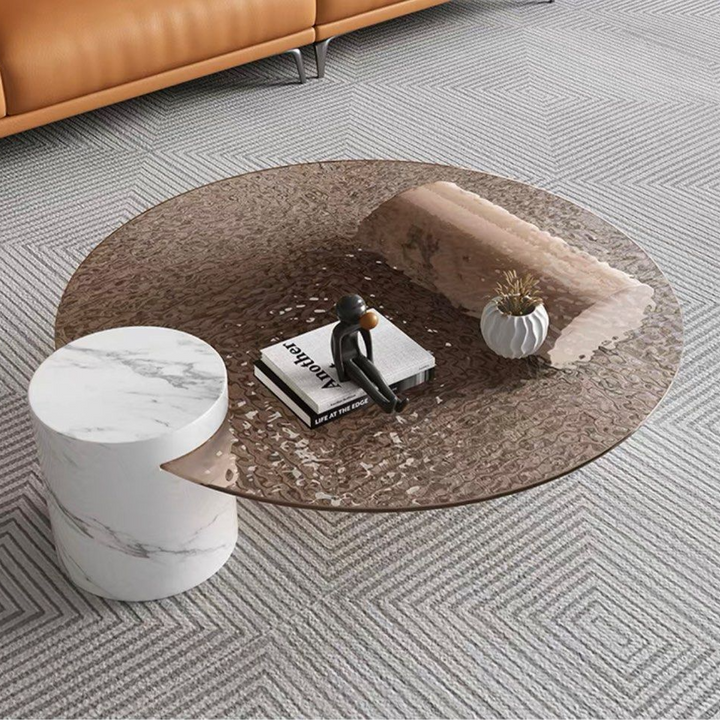 TATUM Modern Glass Coffee Table