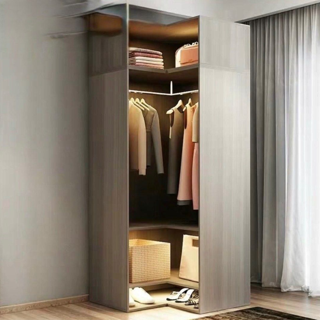 VIBIUS Modern Glass Wardrobe
