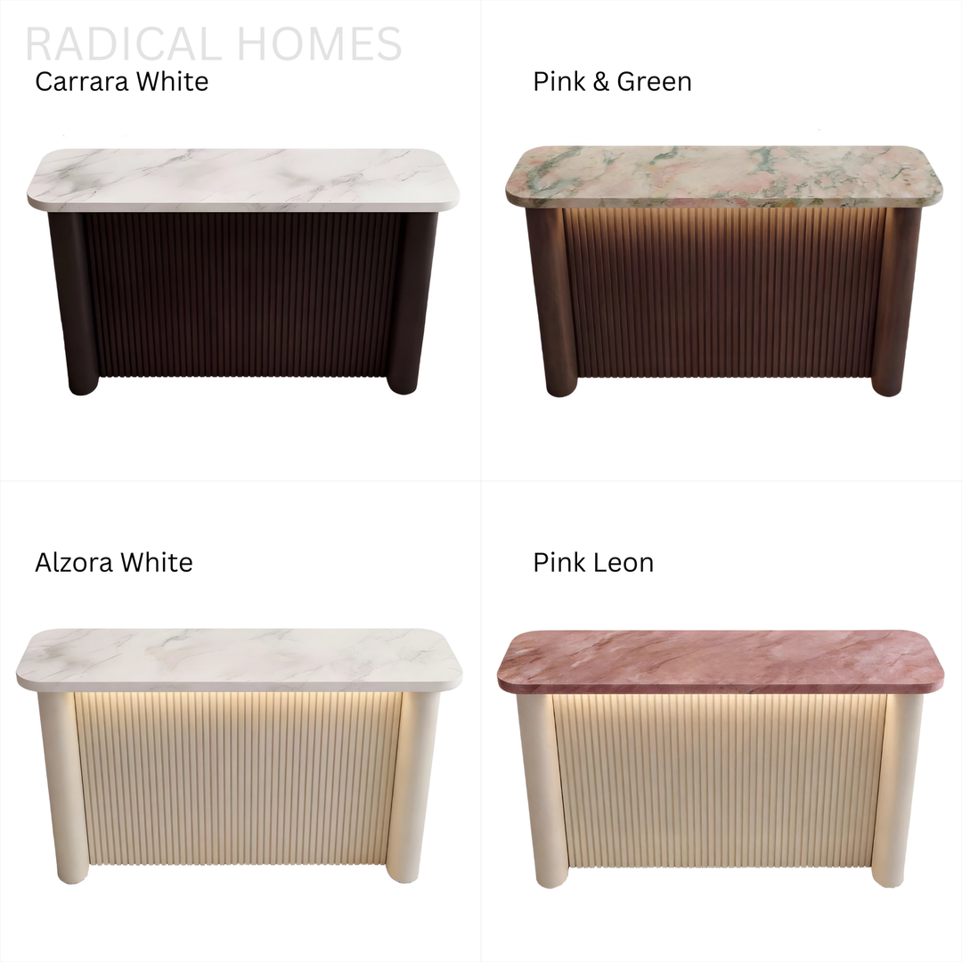 ARVESSA Modern Sintered Stone Bar Table - Radical Homes Singapore