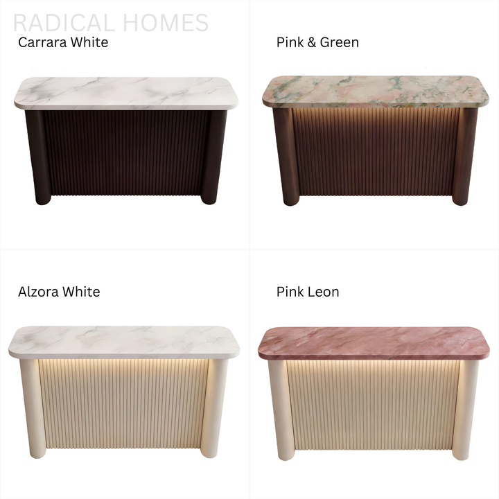 ARVESSA Modern Sintered Stone Bar Table - Radical Homes Singapore