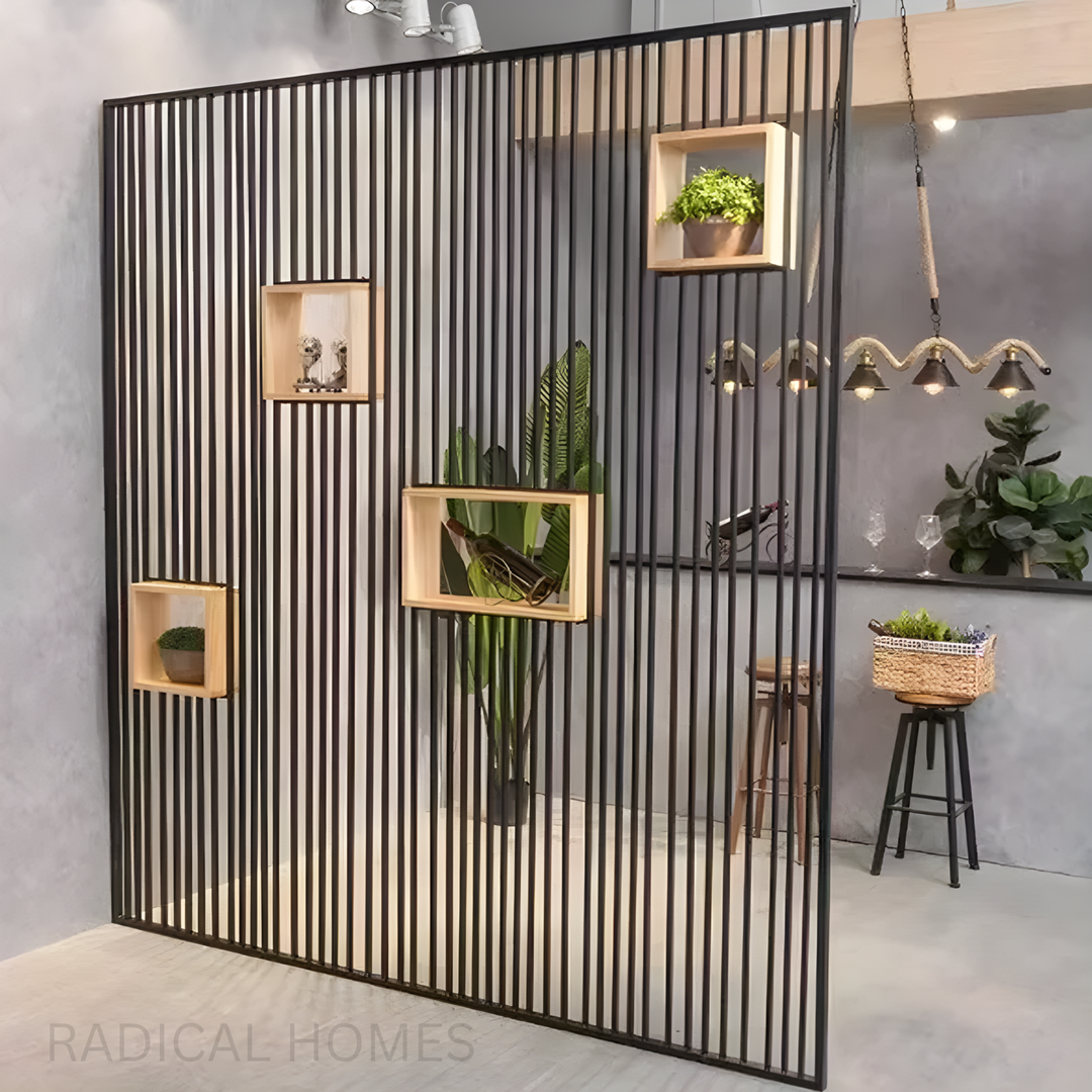 BRIX Modern Industrial Room Divider