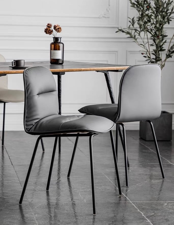 SADOW Modern Leather Dining Chair