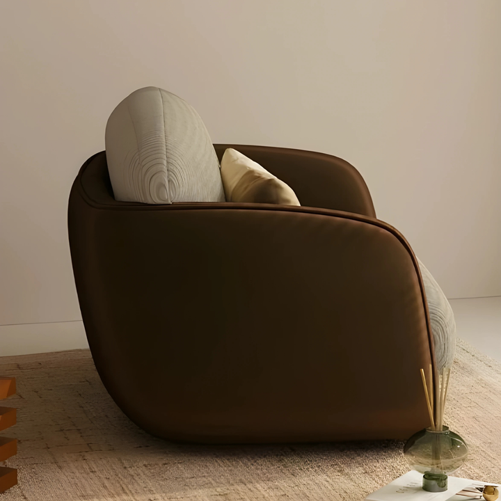 AIDA Modern Fabric Lounge Chair - Radical Homes Singapore