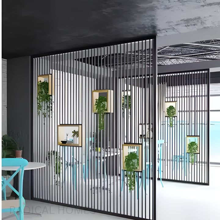 BRIX Modern Industrial Room Divider