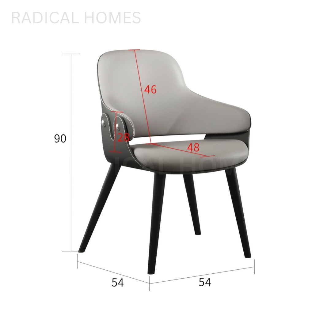 ENZO Modern Leather Dining Chair
