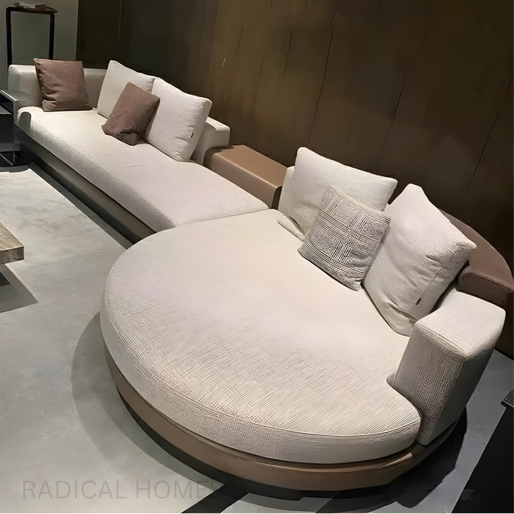 IOESN Modern Curved Designer Sofa - Radical Homes Singapore
