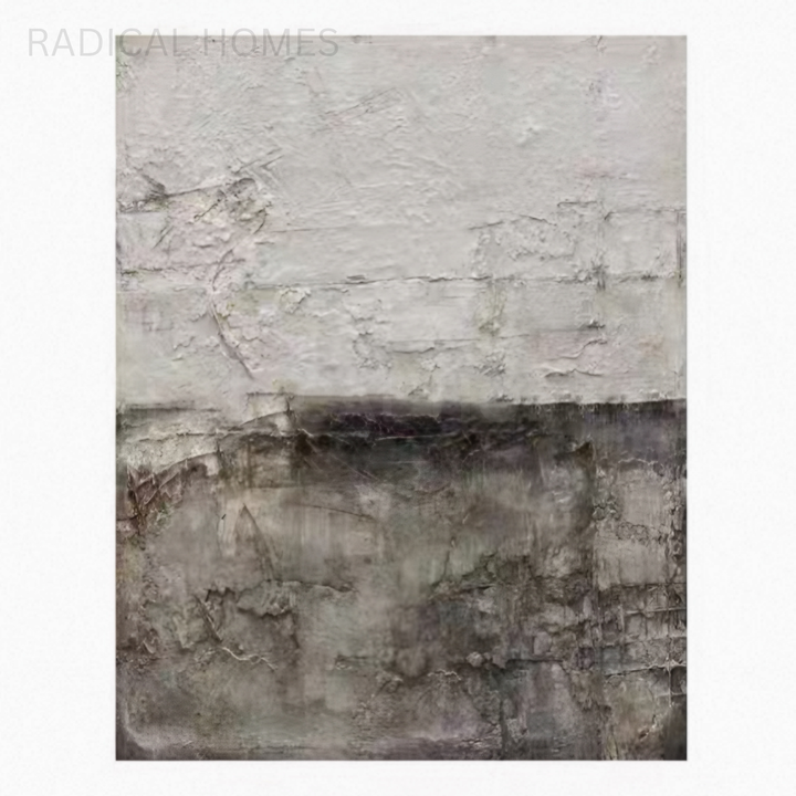 MONTRAE Modern Textured Neutral Canvas Art - Radical Homes Singapore