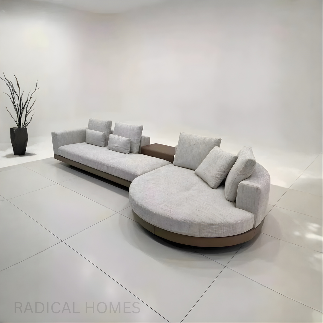 IOESN Modern Curved Designer Sofa - Radical Homes Singapore