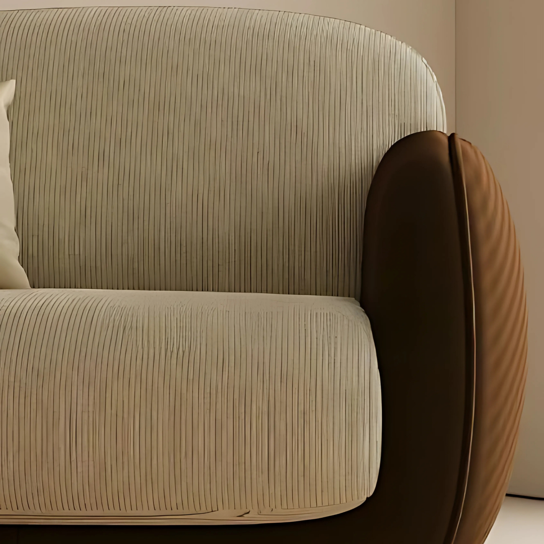 AIDA Modern Fabric Lounge Chair - Radical Homes Singapore