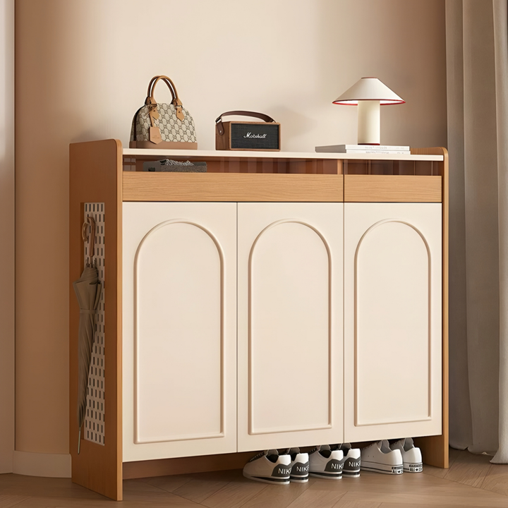 ARCUS Modern Solid Wood Shoe Cabinet