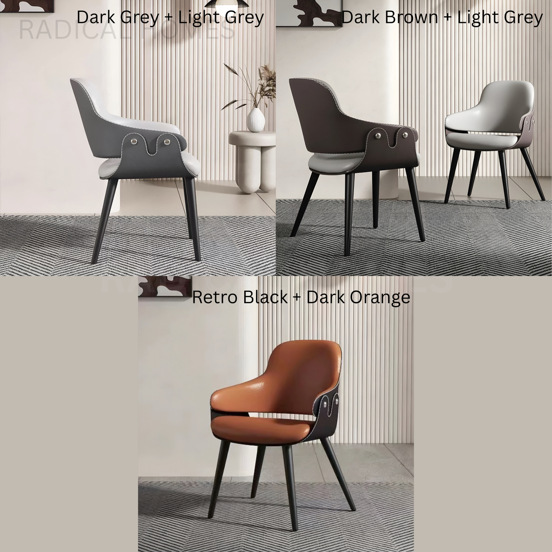 ENZO Modern Leather Dining Chair