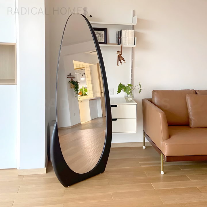 VELORIA Modern Irregular Full Length Mirror - Radical Homes Singapore