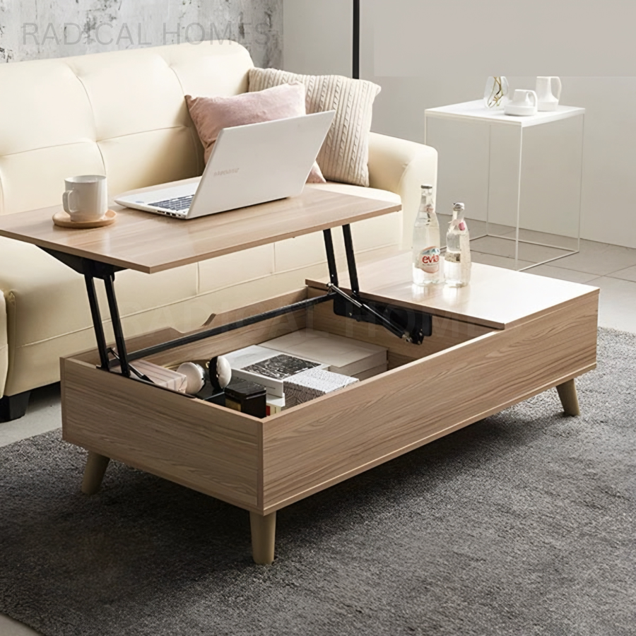 SHIMA Modern Hydraulic Coffee Table - Radical Homes Singapore