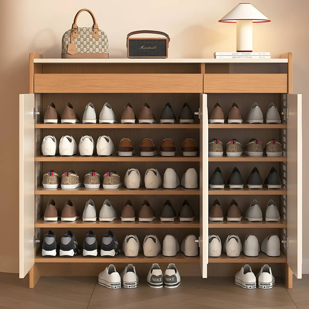 ARCUS Modern Solid Wood Shoe Cabinet