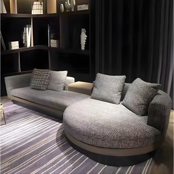 IOESN Modern Curved Designer Sofa - Radical Homes Singapore