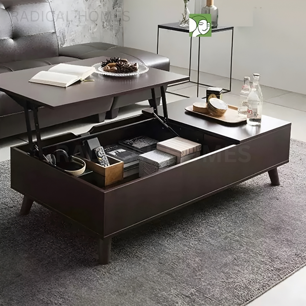 SHIMA Modern Hydraulic Coffee Table - Radical Homes Singapore