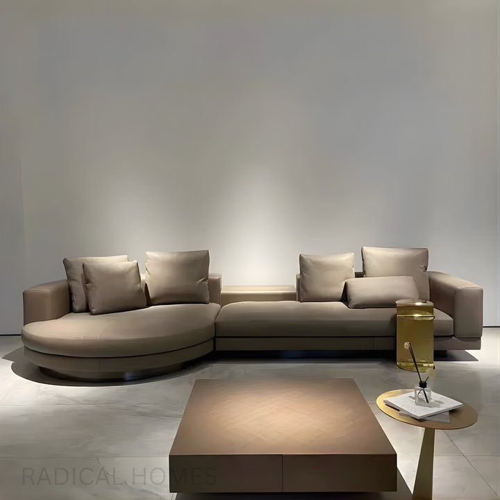 IOESN Modern Curved Designer Sofa - Radical Homes Singapore