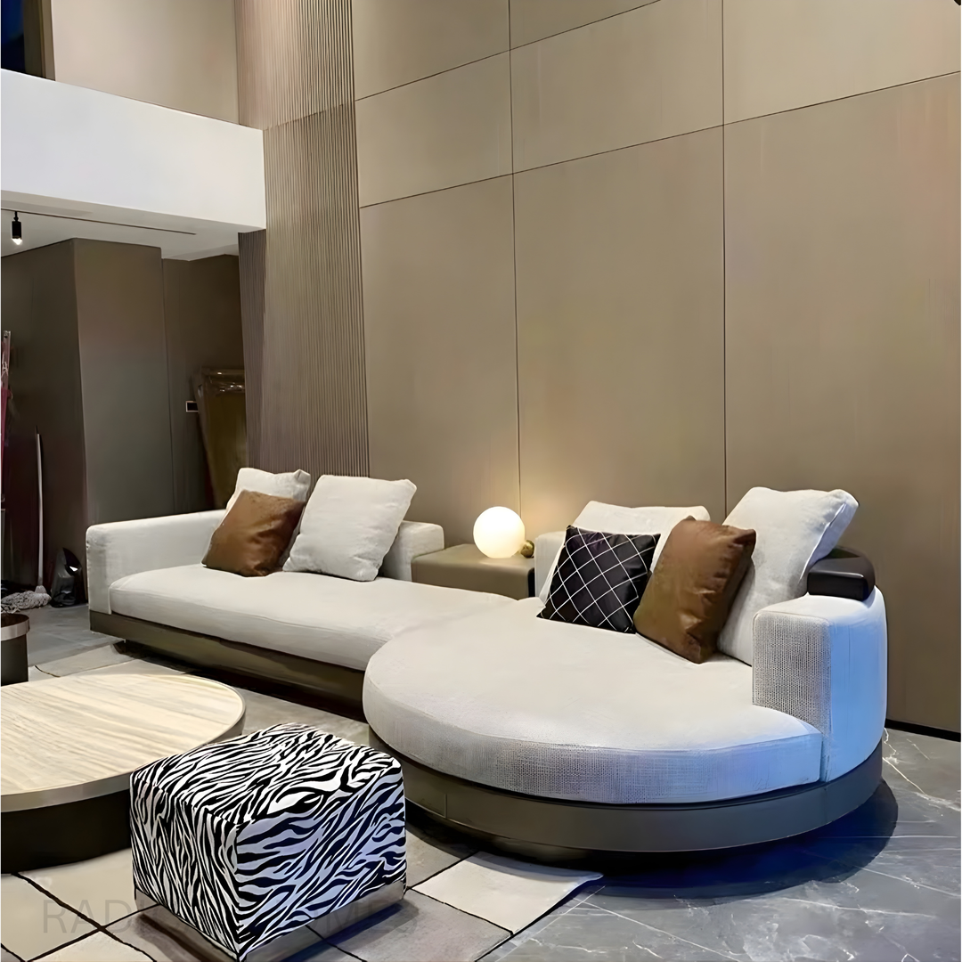 IOESN Modern Curved Designer Sofa - Radical Homes Singapore