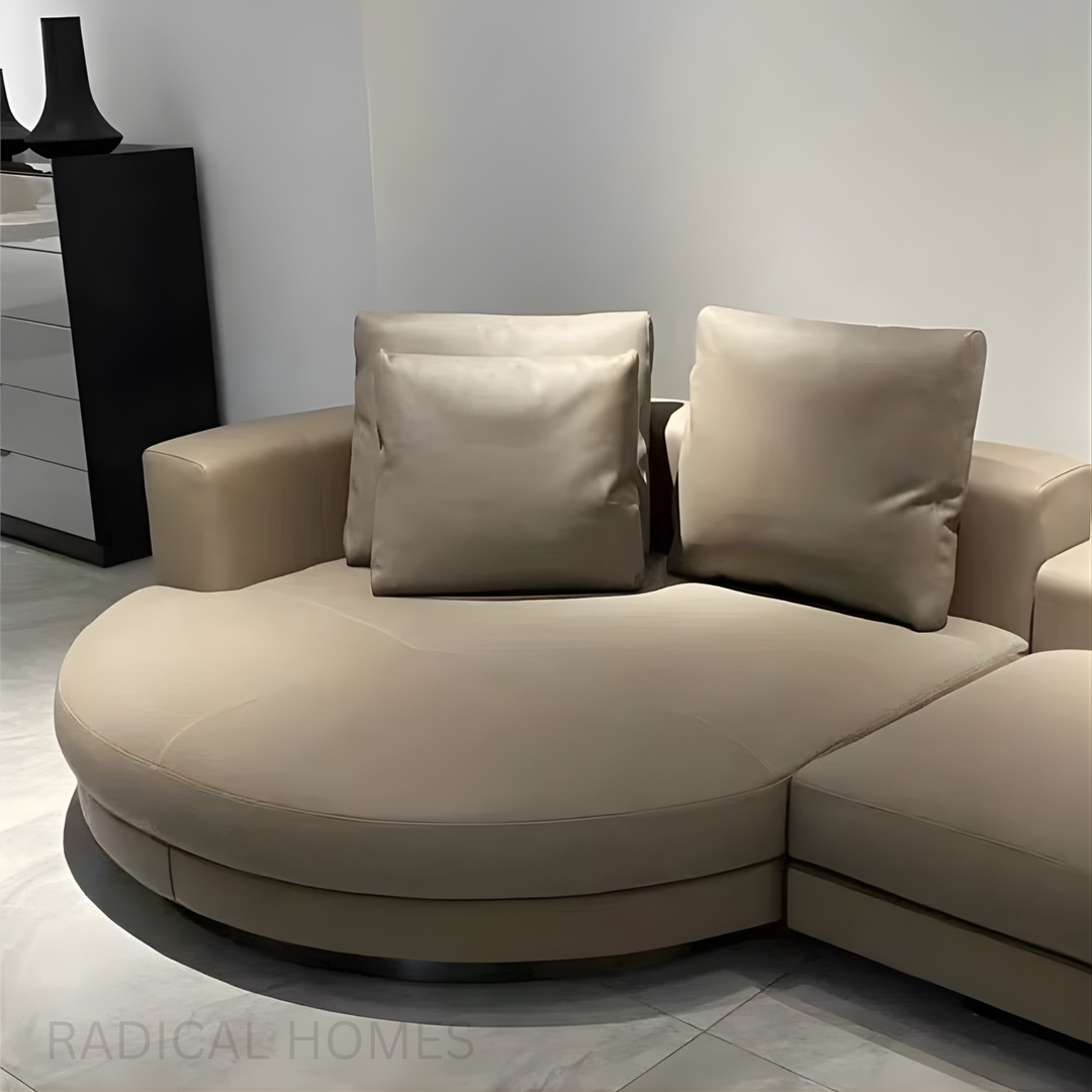 IOESN Modern Curved Designer Sofa - Radical Homes Singapore