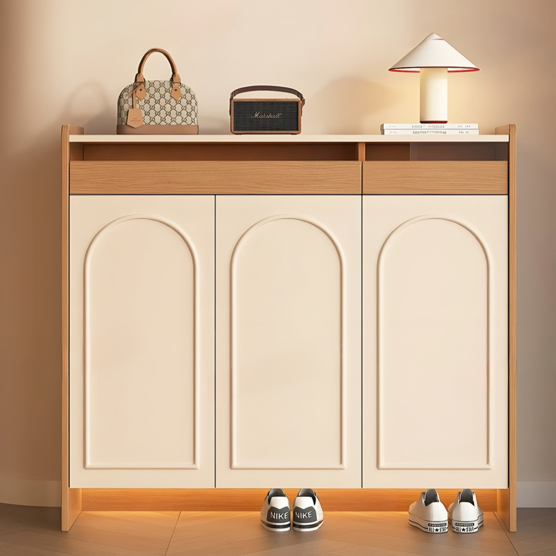 ARCUS Modern Solid Wood Shoe Cabinet