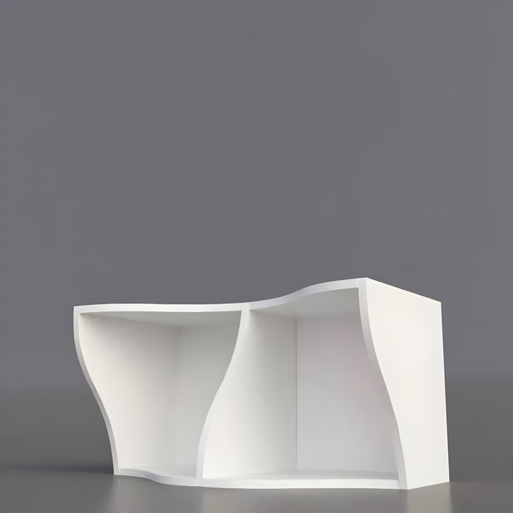 ARVO Modern Curved Bookshelf