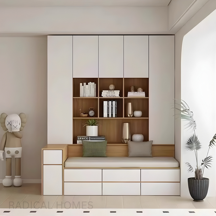 VERHELST Modern Cabinet & Ottoman