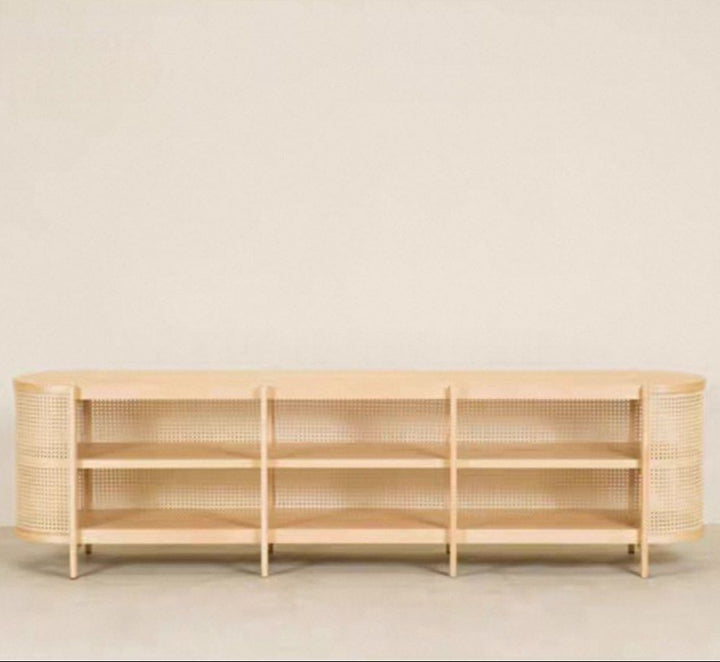 RIVECA Rustic Rattan Console