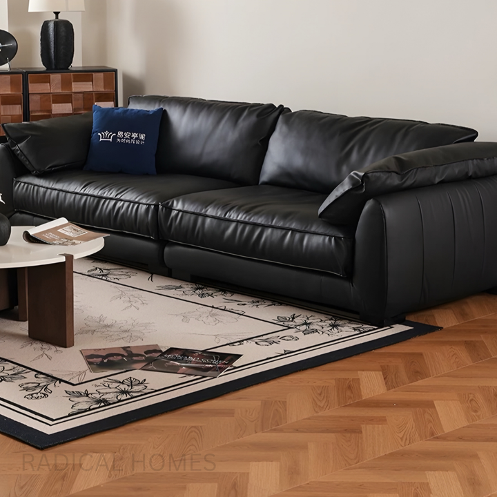 BILL Modern Genuine Leather Sofa