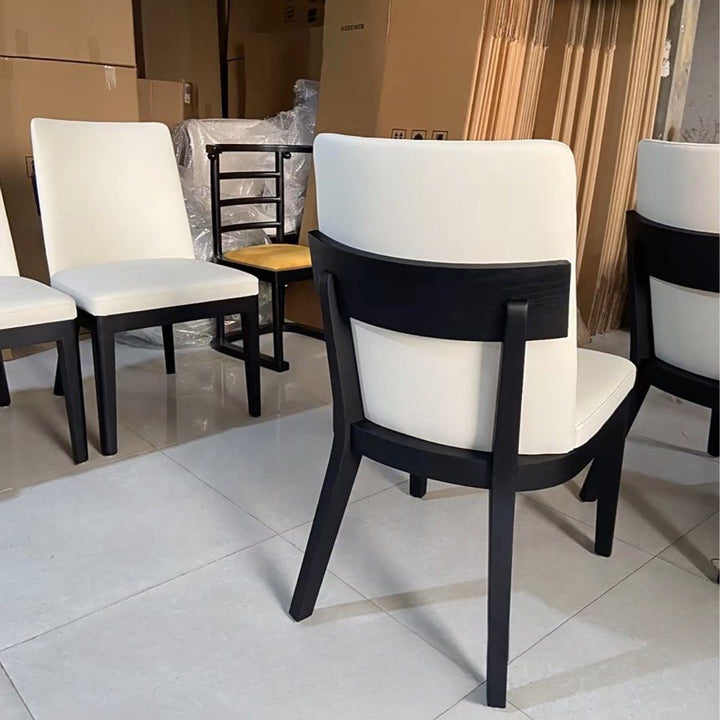 LUJO Modern Leather Dining Chair