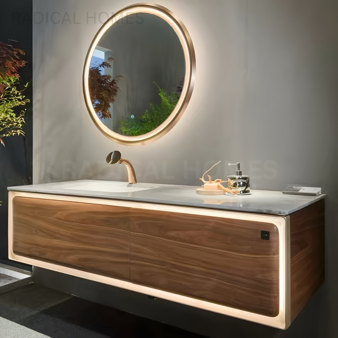 VALRON Modern Marble Bathroom Vanity Sink - Radical Homes Singapore