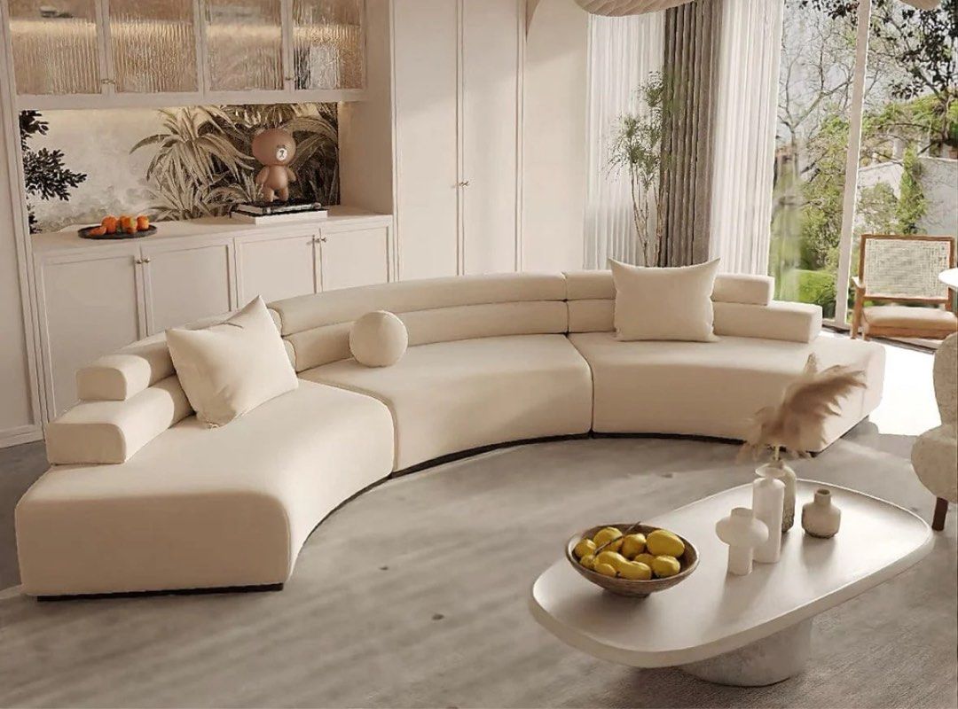 COSCA Scratch Resistant Sectional Sofa