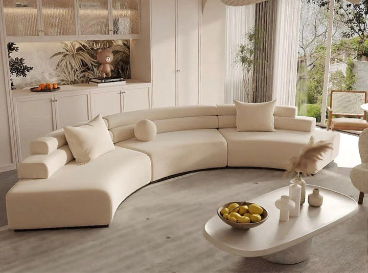 COSCA Scratch Resistant Sectional Sofa