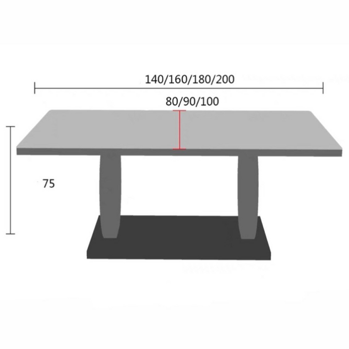 HART Modern Marble Dining Table